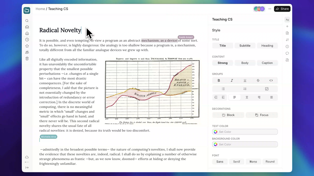 Frappe Drive’s document editor Screenshot